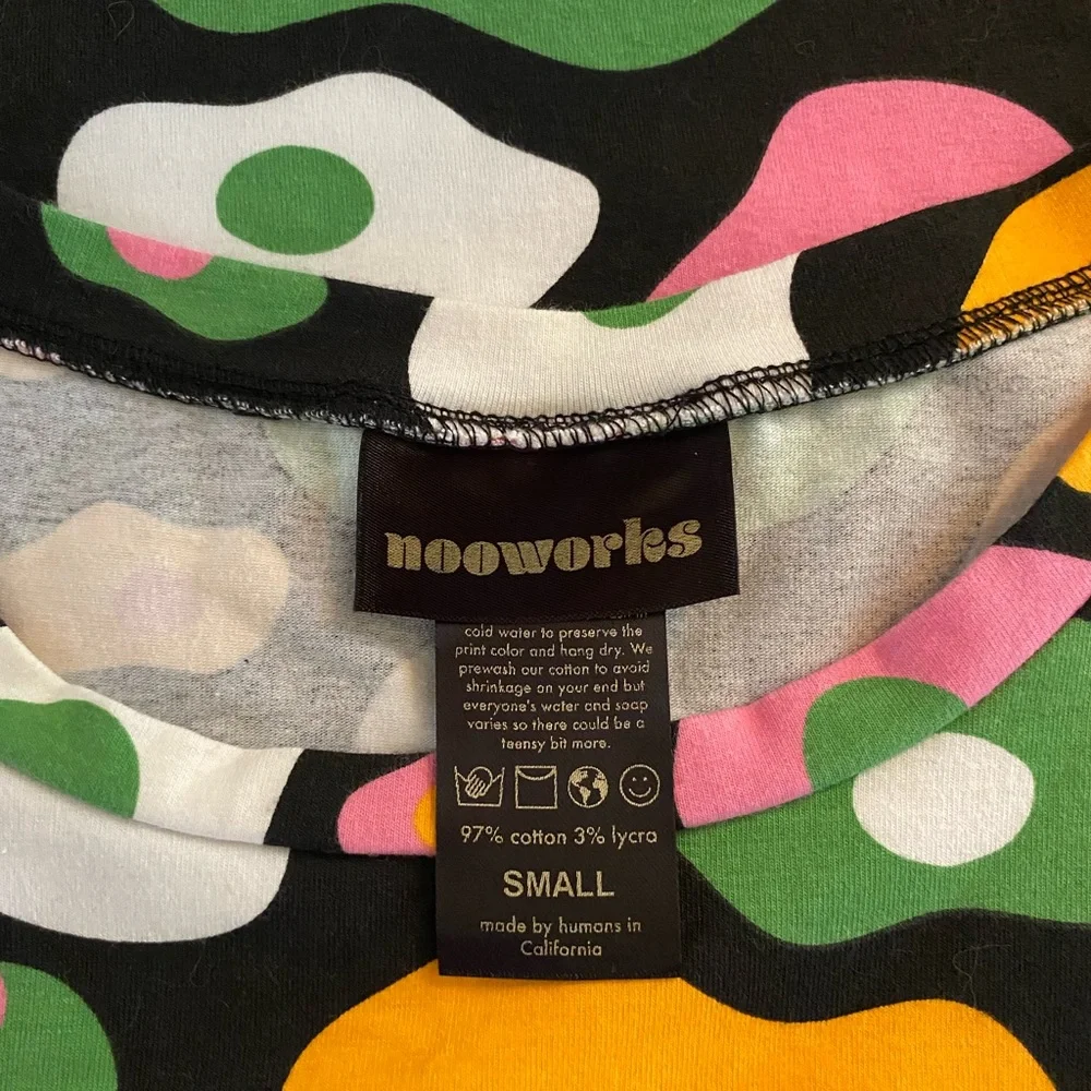 NOOWORKS Egg Print NWOT Tank size Small - Picture 5 of 7